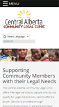 Mobile Screenshot of communitylegalclinic.net